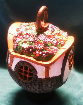 Hobbithaus Kugel zum Aufhängen